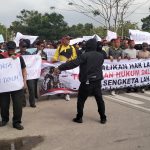 Demo ke Polda, Ribuan Karyawan PT BSA Tuntut Jaminan Masa Depan Pekerjaan demi Keluarga