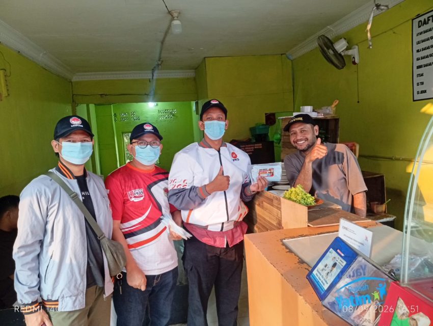 Jaga Nafas, Jaga Nafkah: PKS Muda Lampung dan Gema Keadilan Hadir Bersama UMKM di Tengah Abu Vulkanik