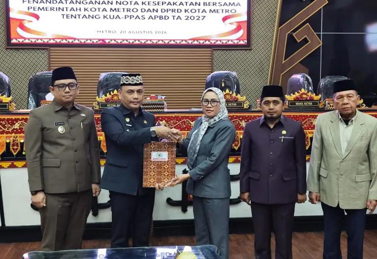 KUA-PPAS 2027 Metro Disahkan, Ketergantungan Dana Pusat Masih Jadi Masalah
