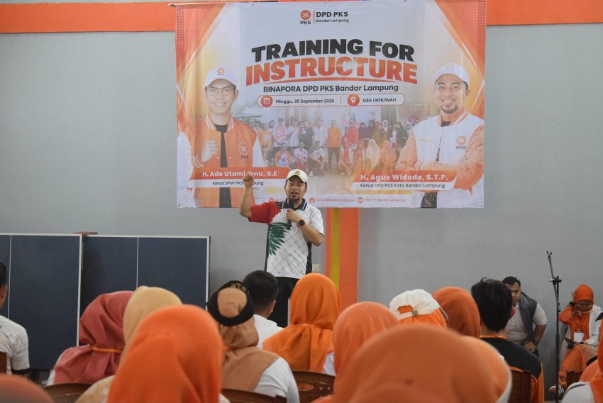 PKS Bandar Lampung Resmikan 80 Instruktur Senam untuk Berkhidmat di 20 Kecamatan