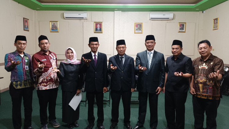 Sekda Rustam Effendi Lantik Dua Kepala Bidang