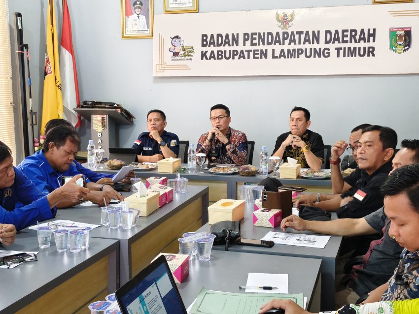 Bapenda Lamtim Perkuat Digitalisasi dan Gandeng Insan Pers