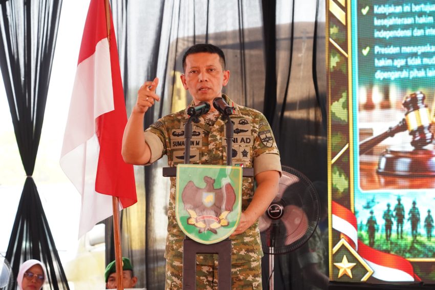 Danrem 043/Gatam Tekankan Disiplin dan Profesionalisme, Prajurit Diminta Hadir sebagai Solusi bagi Rakyat