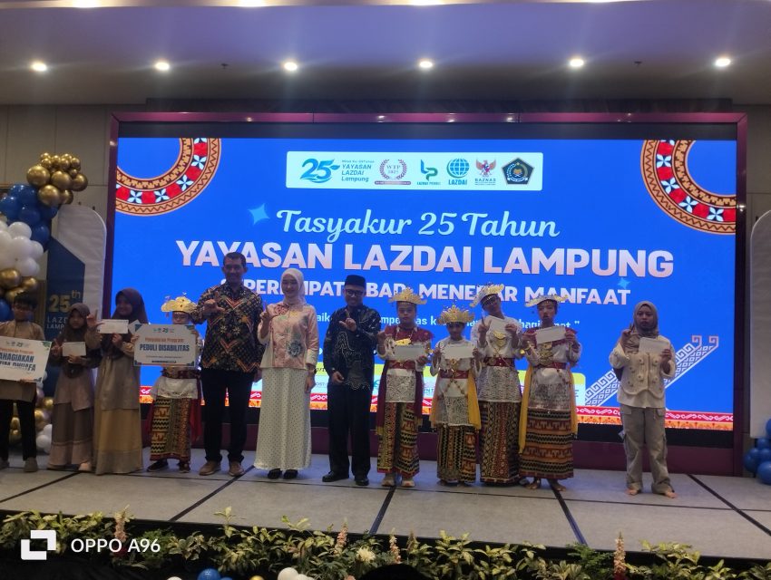 HUT ke-25 LAZDAI Lampung: Wagub Jihan Nurlela Tegaskan Zakat Harap Ubah Mustahik Menjadi Muzaki